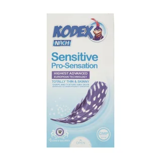 کاندوم کدکس مدل Sensitive Pro-Sensation بسته 12 عددی 102859095