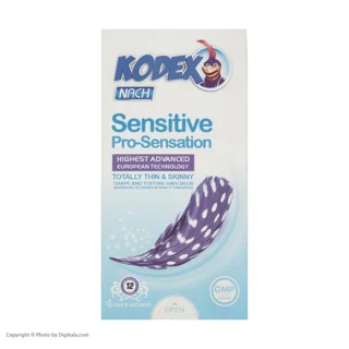 کاندوم کدکس مدل Sensitive Pro-Sensation بسته 12 عددی 102859096