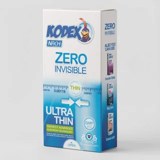 کاندوم کدکس مدل Zero Invisible بسته 12 عددی 102859173