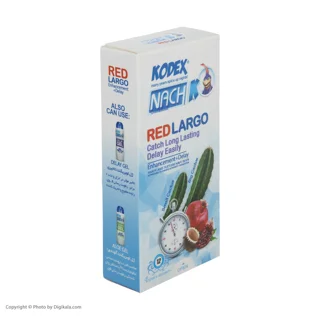 کاندوم کدکس مدل Red largo بسته 12 عددی 102859315