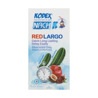 کاندوم کدکس مدل Red largo بسته 12 عددی 102859314