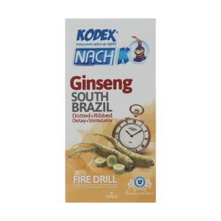 کاندوم تاخیری جینسینگ کدکس مدل Ginseng بسته 12 عددی 102859073