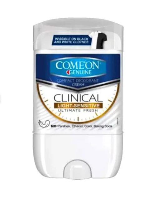 ژل شفاف ضد تعریق مردانه کامان مدل LIGHT SENSITIVE حجم 50 میلی لیتر